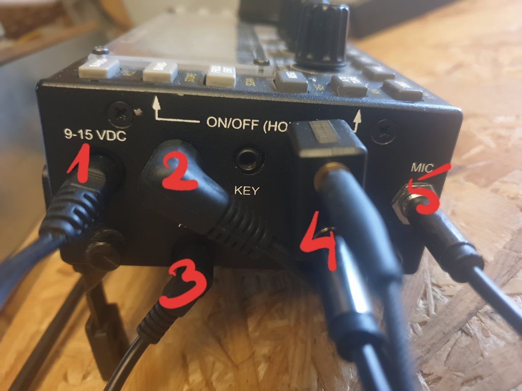 KX3 has many connectors, but it lacks those that are standard in stationary transceivers.